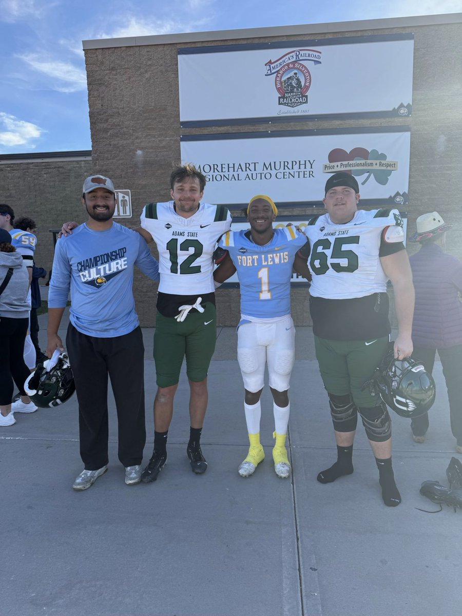 Man!!! After a tough season it’s good to get a picture like this from former <a href="/cdo_football/">CDO Football</a> DUDES, playing at the next level! We are all so damn proud of you 4!