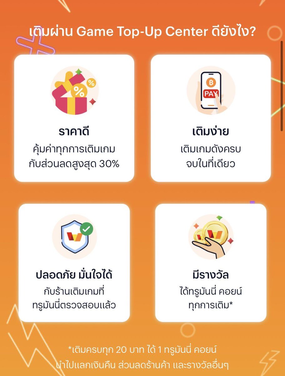 Daino_ntp's tweet photo. พึ่งมารู้จักที่เติมเกมในแอปทรูมันนี่ค่ะ ราคาเฟรนลี่ ปลอยภัย  มีให้เทียบราคาด้วย รวมๆแล้วดีเกินคาด #truemoney #truemoneywallet #เติมเกม https://t.co/2CNLFsmfBW