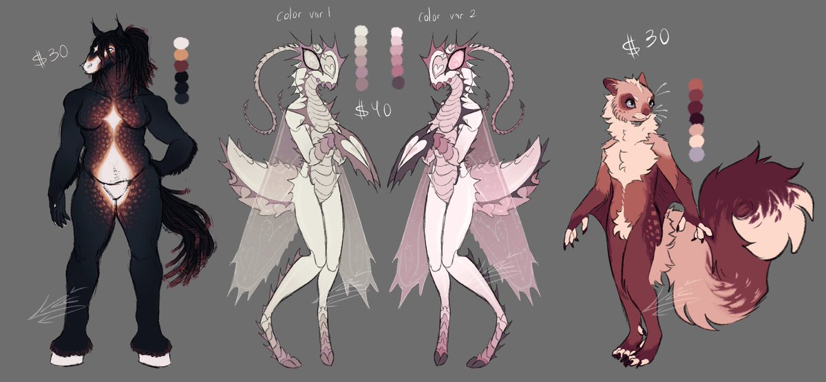 LucyLED2's tweet image. Hiya! I’ve got some adopts here waiting for a home!
- Honse
- Praying Mantis
- Chinese Giant Flying Squirrel 

Dm to purchase! I use PayPal!

#furry #adopt #ocadopt #furryart