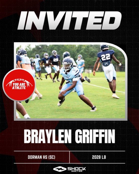Braylen_Griffin's tweet image. Blessed to receive this opportunity to show case my skills🛐.
@coachmorrisDHS @coachfarmer71 @youareathlete @247recruiting @247Sports @CSAPrepStar @RoadToHouston