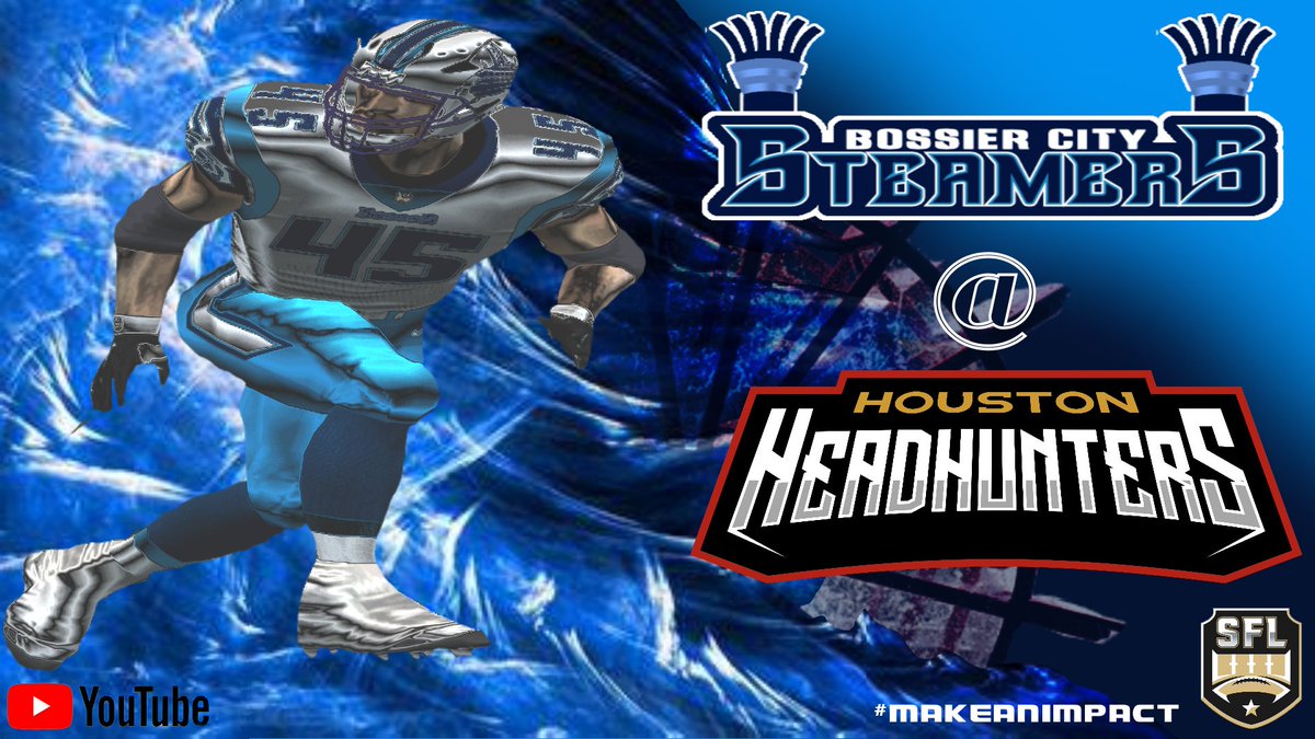 Bossier City travels to Houston in a divisional rivalry to take on the Headhunters.  Hoping to go out with a W in our final game of the season.
