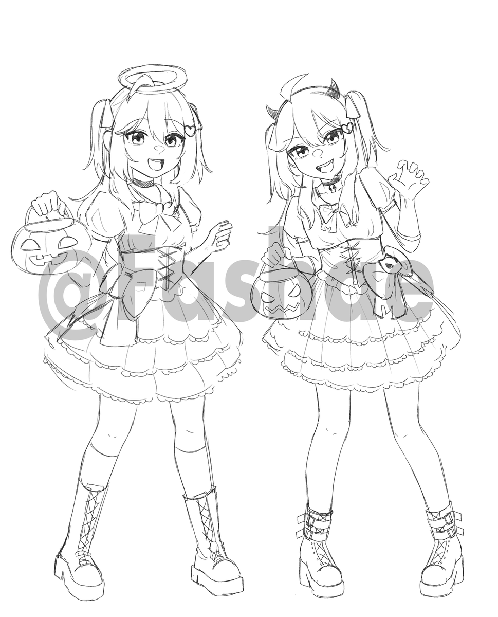 AlternateFashae's tweet photo. WIP!! I will be selling these as standees at CosMatsu in ph. #heartheartart #evilneuro #neurosama https://t.co/yCQOKEm5Jg