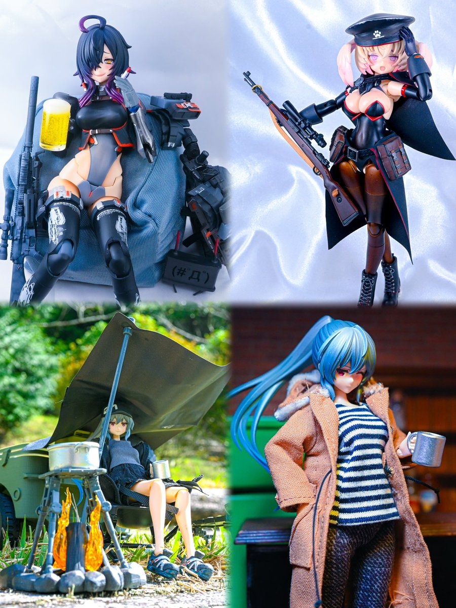 #11月になったのでフォロワーさんに自己紹介しようぜ

ミキシングして作った娘を暗めの色で塗装するのが好きな一般独立傭兵

今月はちょっとおサボりしてた分がんばります！🦾