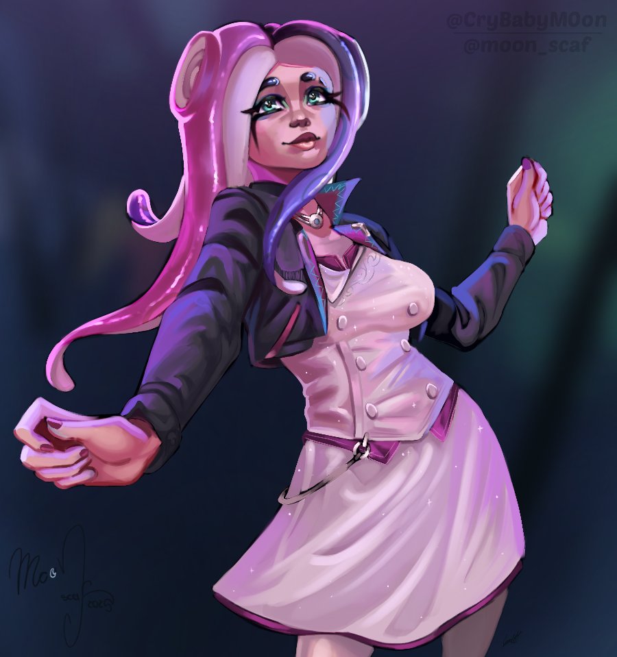 Happy Halloween!!
Here's Moon dressed as Powder from Arcane 'cause that was my costume this year!💖💖

[#halloween #happyhalloween #arcane #powder #timebomb #ekko #powderxekko #jinx #fanart #contume #cosplay]