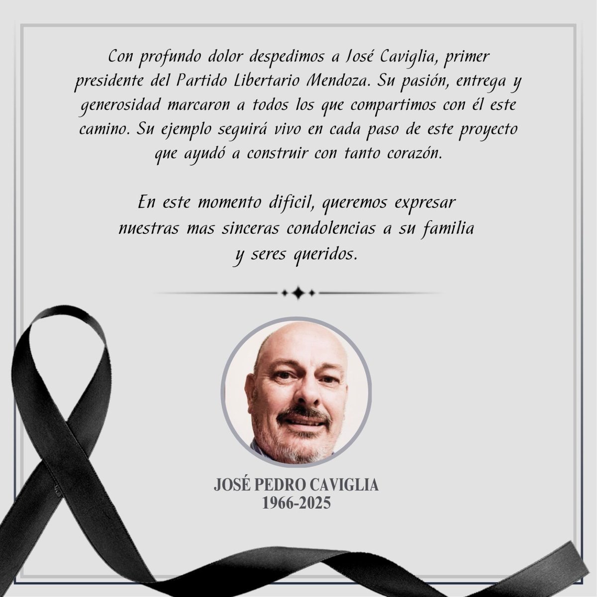 Una gran pérdida. Recordaremos siempre el camino recorrido.
Mis condolencias a su familia.