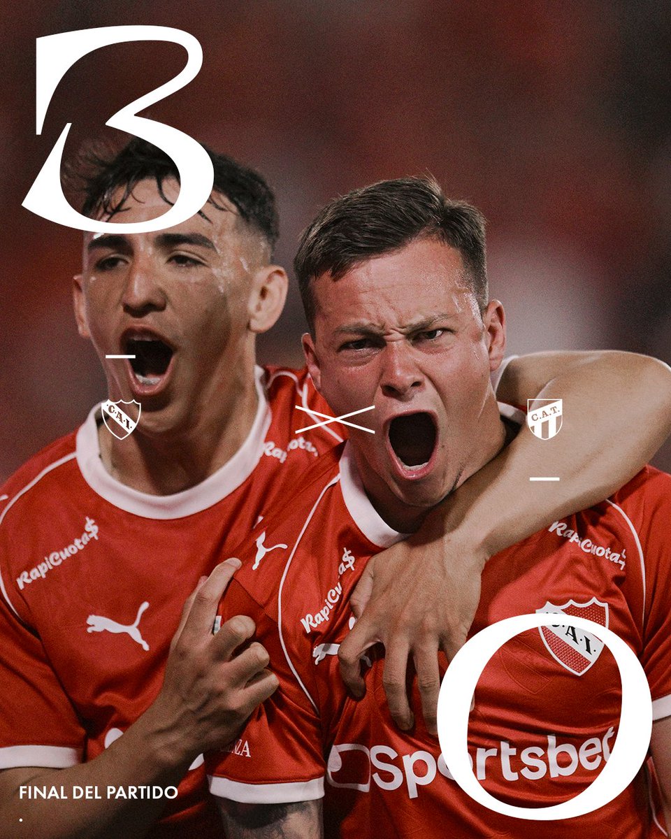 ¡GANÓOOOOOOOOOOOOOOOOOOOOOOOOOOOOOOO #INDEPENDIENTE DE AVELLANEDA!

#TodoRojo 🔴