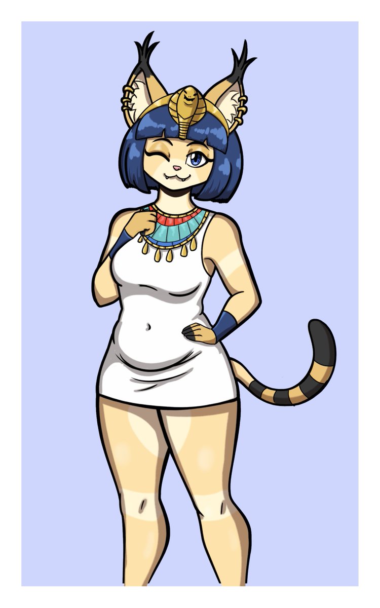 Halloween Collab 

Genderbend Prom as Ankha from AC