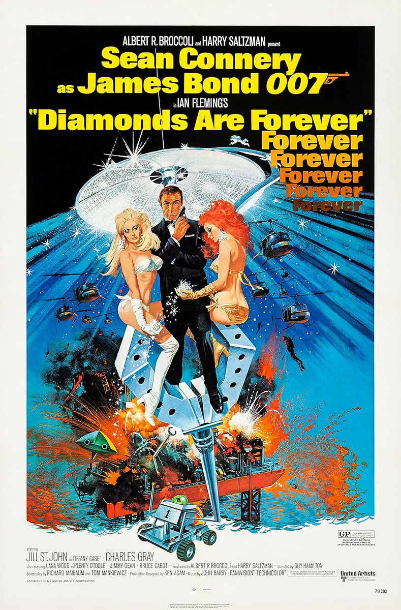 #NowWatching: Diamonds are Forever.
Not often the mood hits me to watch this one, but it's done so this evening. #JamesBond