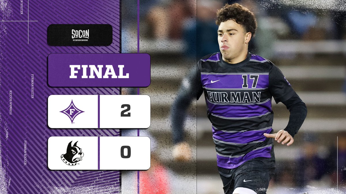 DINS WIN!!!
Furman secures its 22nd SoCon regular season title and will host a semifinal round match on Sunday, November 9, at Stone Stadium!