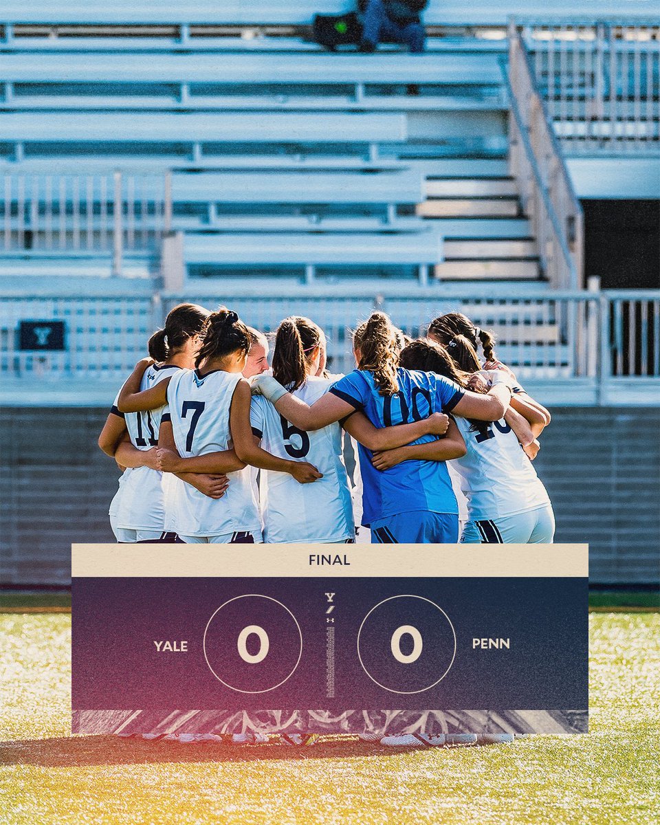 The Bulldogs close out the season with a scoreless draw at Penn.

#ThisIsYale