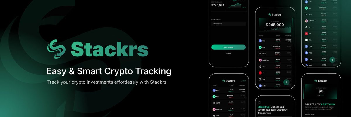 CometWeb3Studio's tweet image. Remember Blockfolio? The clean, simple crypto tracker everyone loved before things got complicated?
We’re bringing that feeling back with Stackrs 🚀

Coming soon… 👀

Built and powered by Comet 🛠️

#Stackrs #Web3 #CometLa #Build #Dapp #Crypto