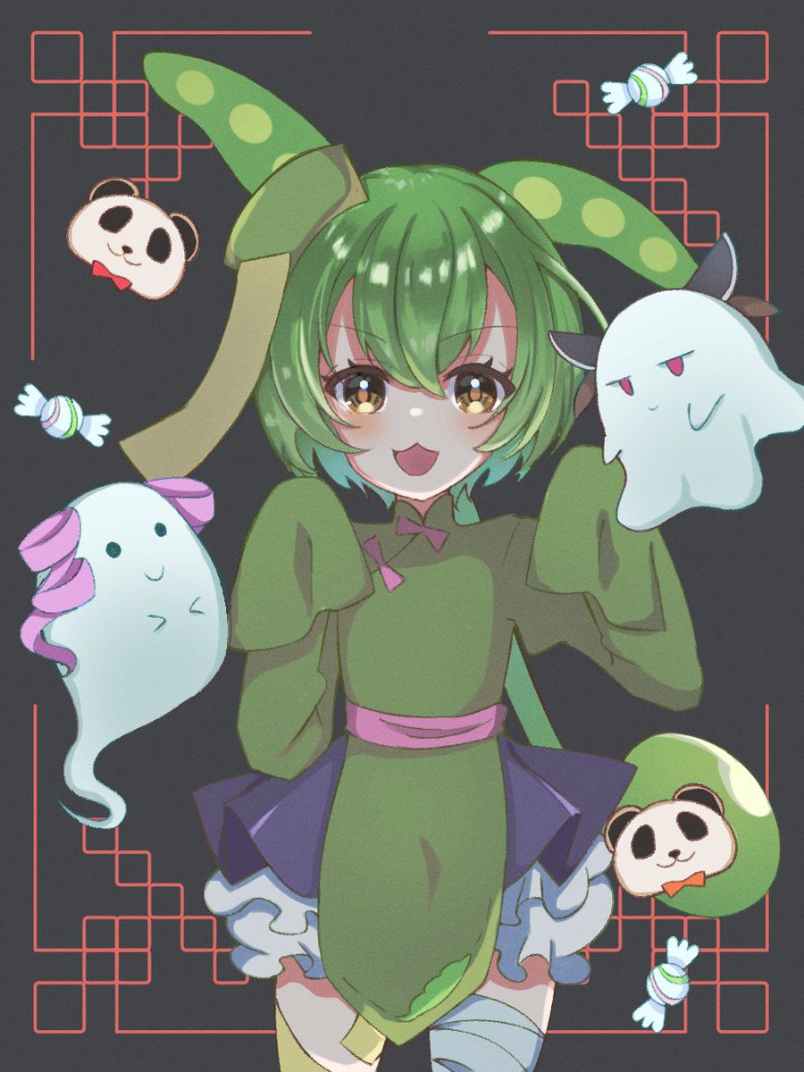 ハロウィン遅刻しました🎃💦
#ずんだもん #イラスト