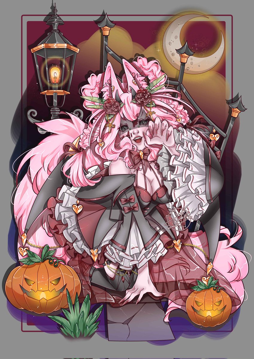🎃ℍ𝔸ℙℙ𝕐 ℍ𝔸𝕃𝕃𝕆𝕎𝔼𝔼ℕ🎃
My Lovely dragonflies ~
🍬*Trick or treat*🎃 
I know its late but I still wanted to post this!! 👻 I've been so busy but can't wait to hang out again!!
---
#Vtuber #VtuberEN #Halloween #miayart