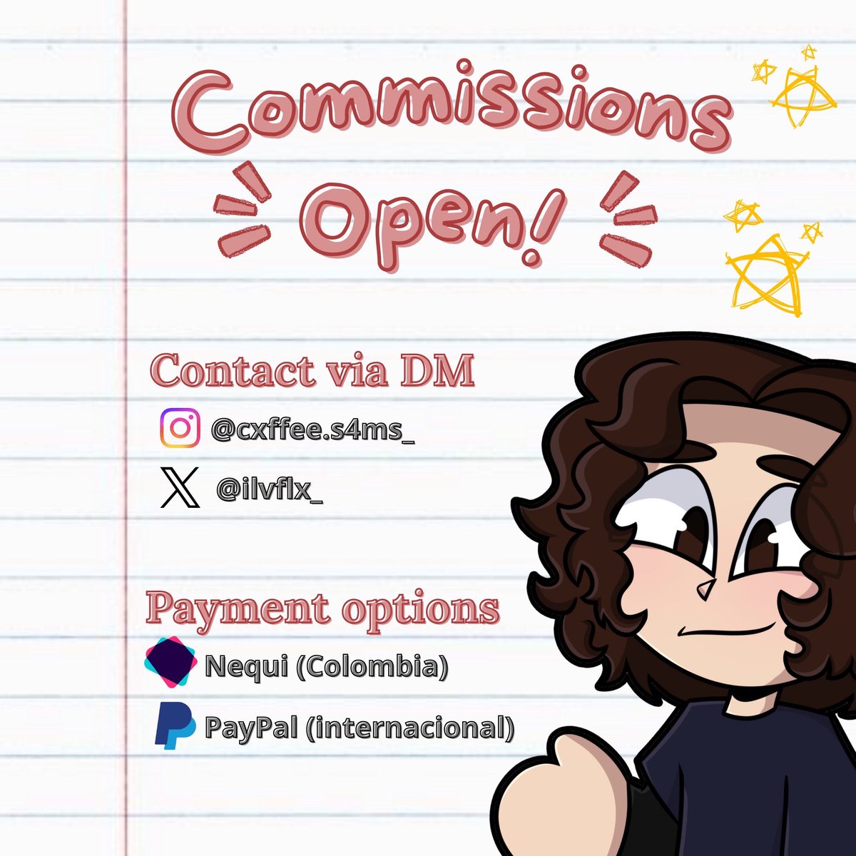 ilvflx_'s tweet image. COMMISSIONS OPEN! (I&apos;m scared lmao)

DM’s are open!

Please RT and likes✨❗️

#commissionsopen | #opencommissions | #commsopen