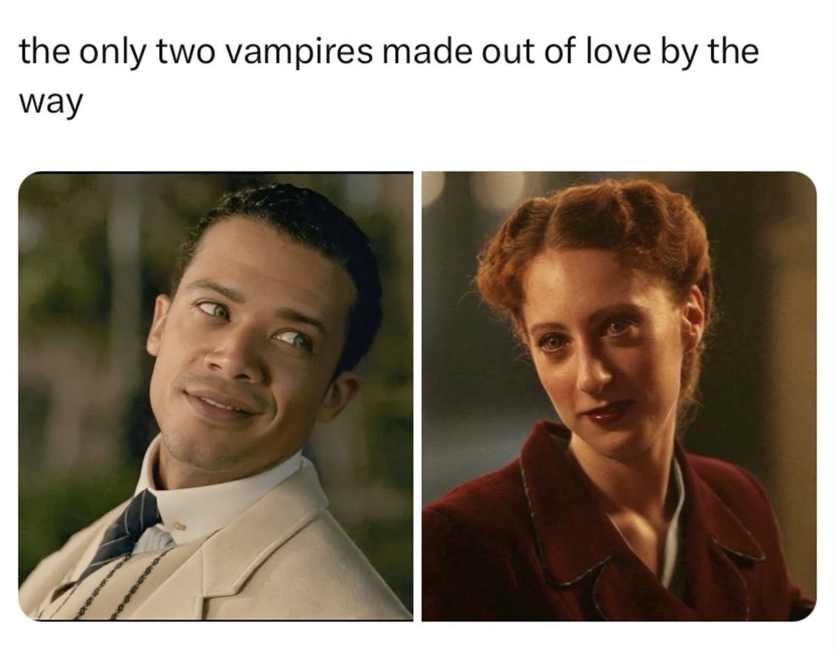 faeshifts's tweet photo. GET ME OUT OF HERE #InterviewWithTheVampire https://t.co/8rrFV2zDuQ