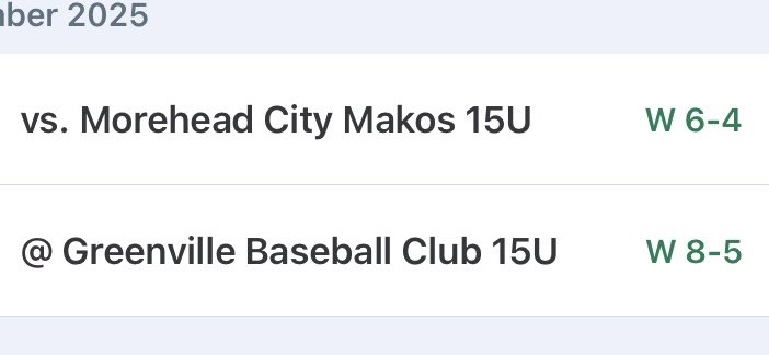 ecbb_baseball's tweet photo. Our ECBB 15u started the weekend strong.  Hoping for a strong finish to our final tourney of the season.  Segra Stadium tomorrow at 11am. https://t.co/oIonTtkLjw