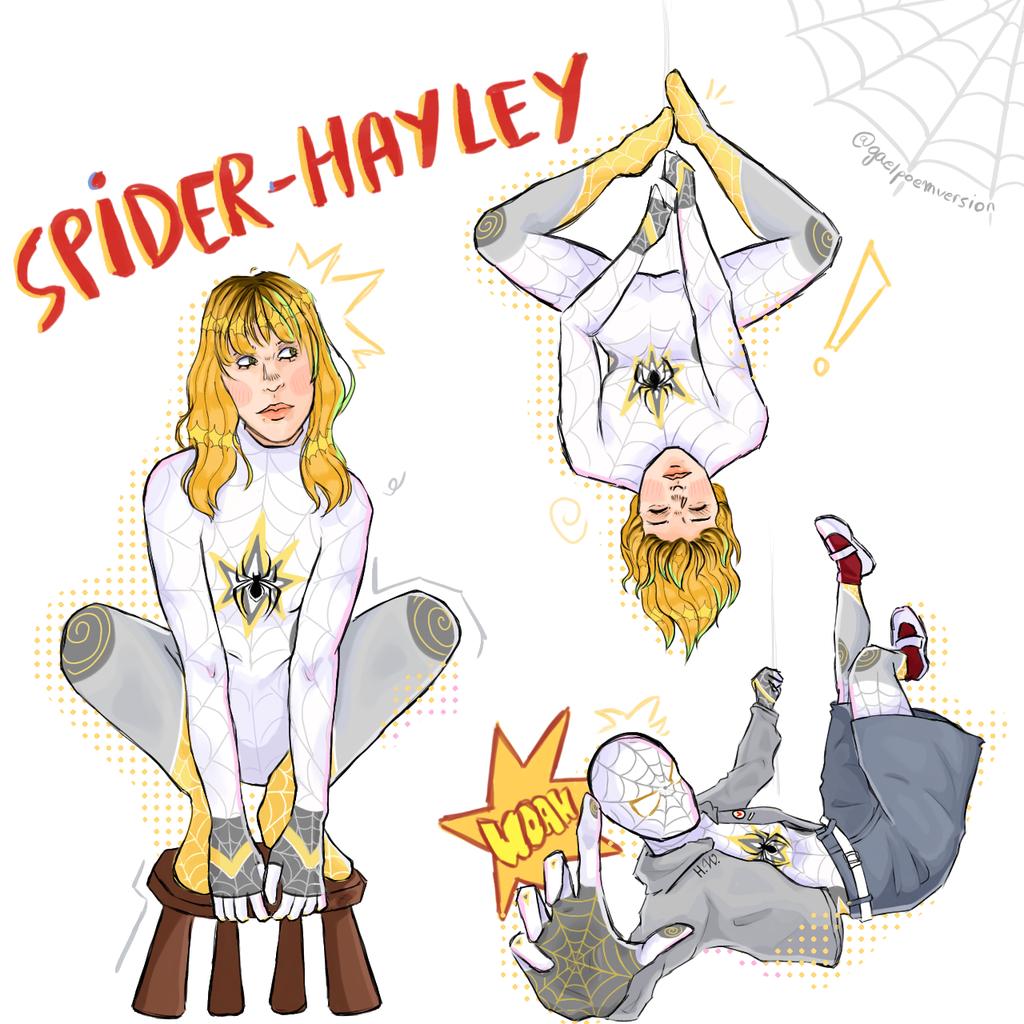 gaelpoemversion's tweet image. edaabp inspired hayley williams spidersona &amp;lt;3 spiderman hayley williams hehehe