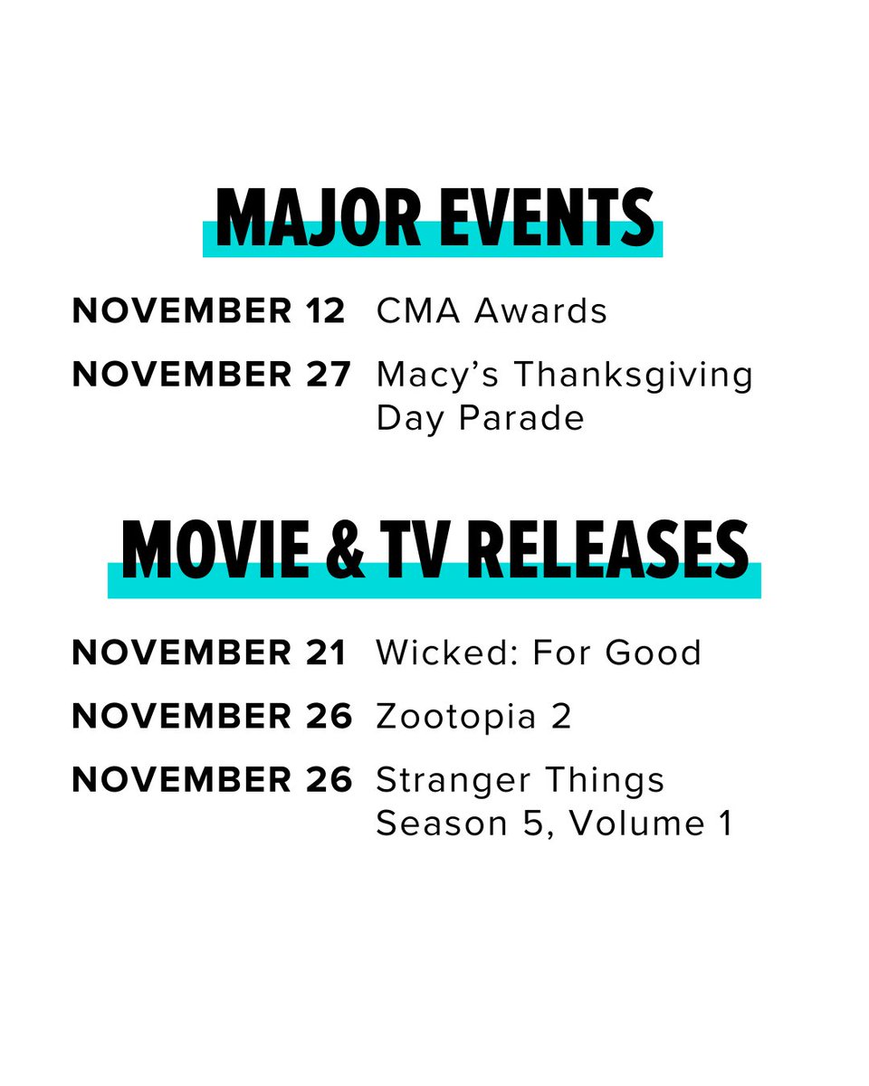 AmrDigital's tweet image. November’s here, which means it’s time to start planning this month&apos;s content calendar before holiday szn hits. 🍂✨

📲 Save this post to help plan your November calendar!

#AMRDigital #socialmediastrategy #contentplanning