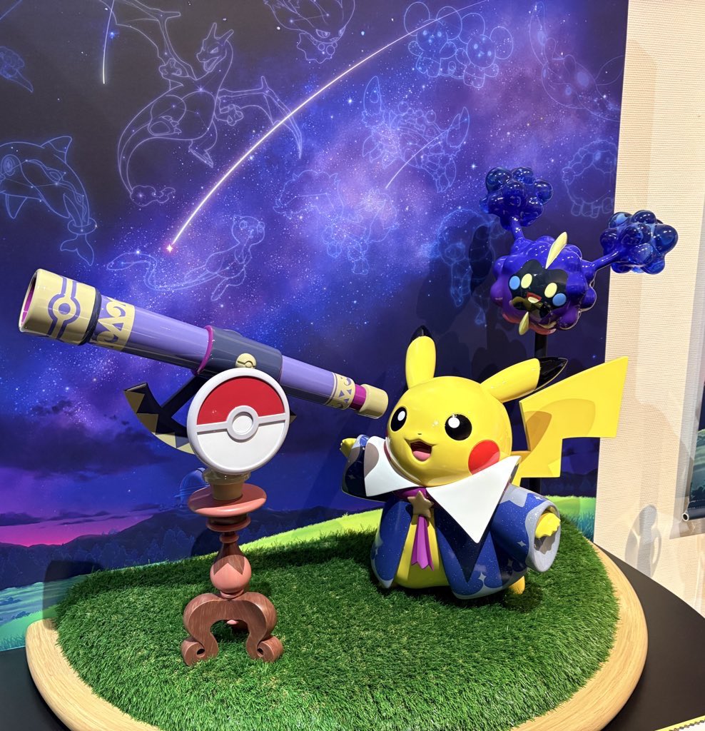 ebimayochan7's tweet photo. ポケモン天文台に初日行って来ました🌟
発表されてからずーっっと欲しかった「ほしぞらピカチュウ」お迎え出来ました🥹✨
#ポケモン天文台
#ポケモン
#ピカチュウ https://t.co/VD53nL2zzn