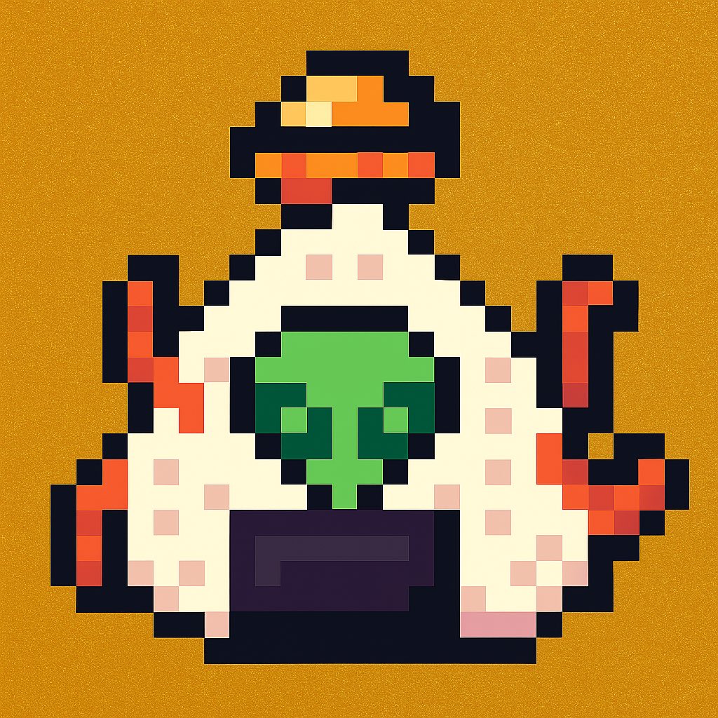 OnigiriPunks

I’m thinking of a new NFT series. For now, here’s a sample image. I had an AI generate it. What do you think?

新しいNFTシリーズを考えてる。
とりあえずサンプル画像はこれ。
AIに作って貰った。
どう思う？