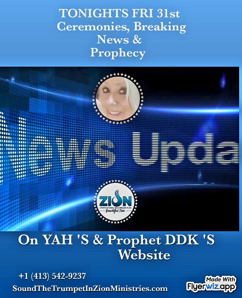 DDKdeborah9999's tweet photo. FRI 31st UPDATES on https://t.co/pdbyiEXKh3
CEREMONIES, BREAKING NEWS, &amp; Prophecy! 

Just Reached...
1,575 Visits to YAH'S &amp; DDK'S NEW WEBSITE!  Thank you HOLY EVERYBODY! 

With 
YAH &amp; Prophet DDK https://t.co/zoEADhyQjH