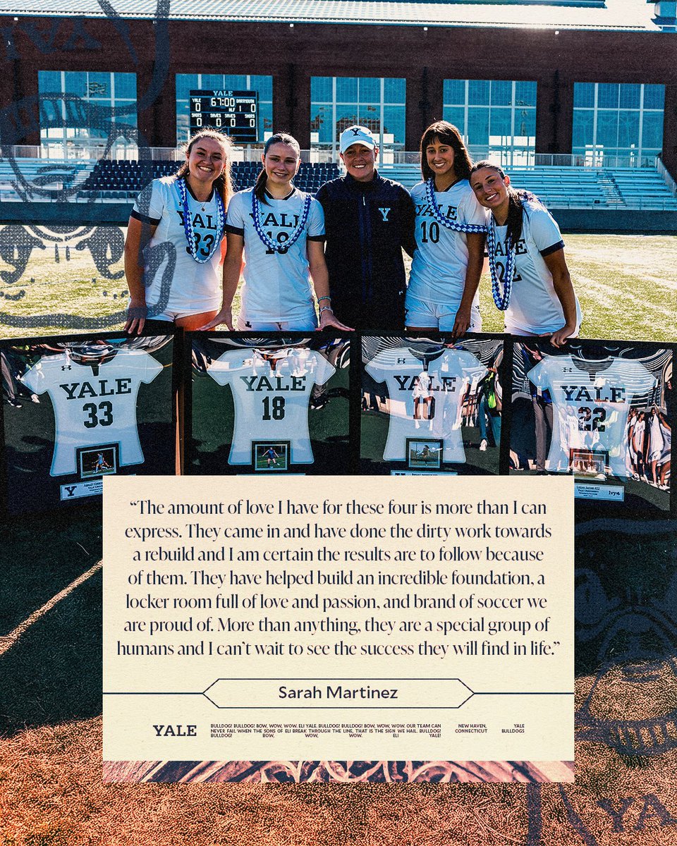 A senior class that will be dearly missed — once a Bulldog, always a Bulldog. 🫶

#ThisIsYale
