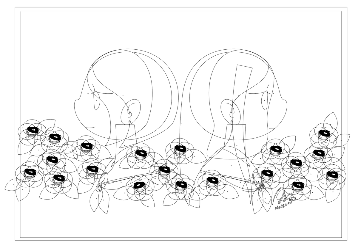 asahina_waki2's tweet image. Adobe Illustrator。
人物の横顔も、楕円形ツールをこねくりまわして描いています。
ペンツールを使わずにどうやって形成していくのかを考えるのが楽しいです🐼✒️
#PR #AdobeCommunityExpert & Evangelist #Illustrator