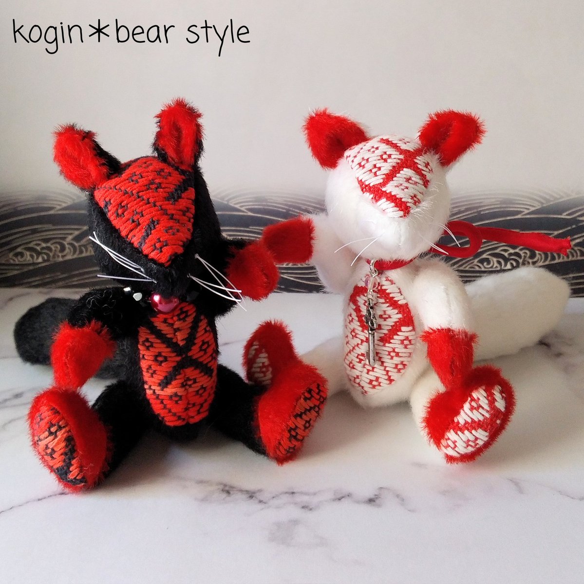 こひろ＠こぎん刺しのテディベア作家 kogin＊bear styl on X