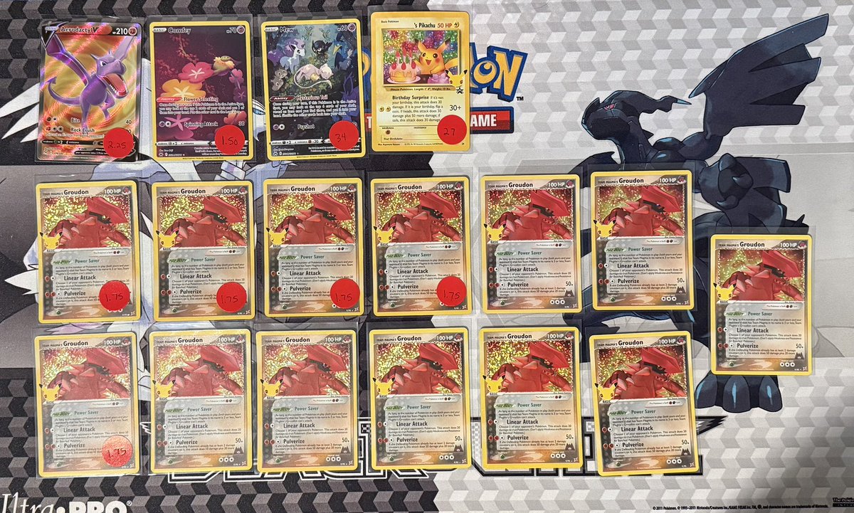 E&amp;L leftovers sale 2️⃣🍟

SWSH Singles. Buy more than 2 and take 10% off👀

Buy all Groudons and we can work out something

✨Type name and position to claim
✨Add $1 PWE (up to 3 cards) or $5 BMWT