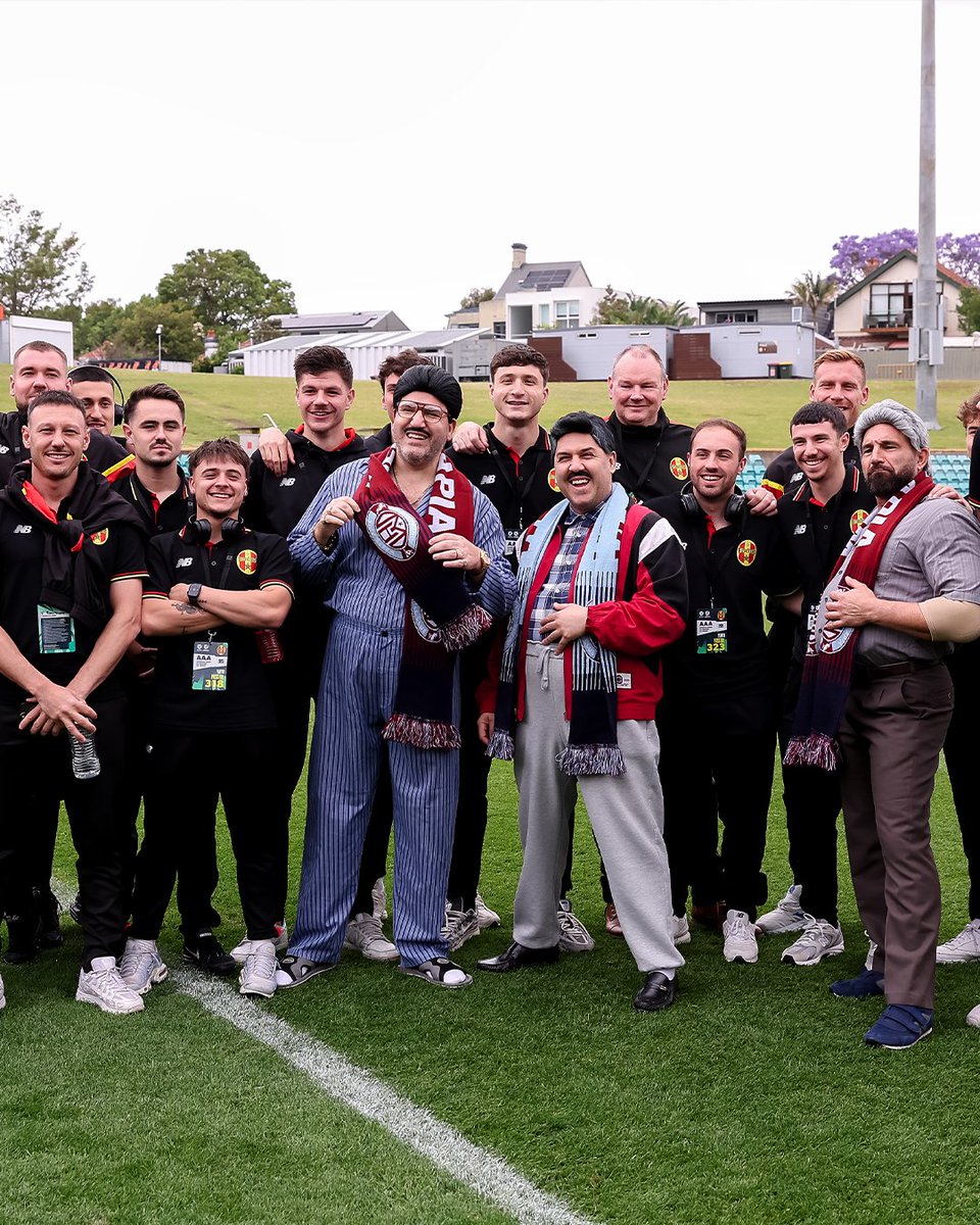 Sooshi Mango are in the house at Leichardt Oval 🥳

<a href="/westsapiafc/">Wests APIA FC</a> v <a href="/NE_MetroStars/">#MetroStars</a> is coming up fast!

📺 Live on <a href="/SBSOnDemand/">SBS On Demand</a> and FA’s YouTube.

#AusChampionship