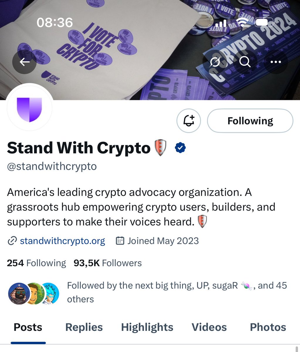 1. Hi, I am a supporter of <a href="/standwithcrypto/">Stand With Crypto🛡️</a> and my community is also a supporter of <a href="/standwithcrypto/">Stand With Crypto🛡️</a> 
As far as i know <a href="/standwithcrypto/">Stand With Crypto🛡️</a> is an organization initiated by coinbase  <a href="/coinbase/">Coinbase 🛡️</a> to support charity with cryptocurrency .