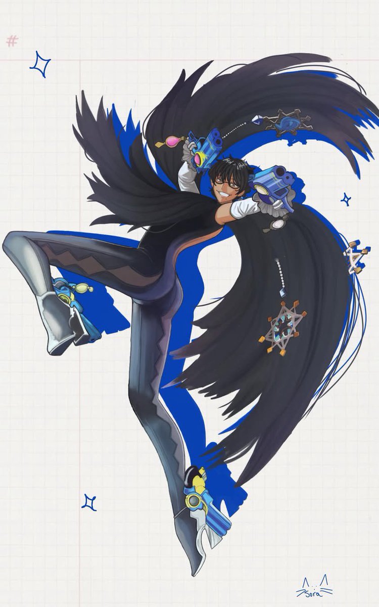 Dibuje a mi Oc Elliot como bayonetta para el dia de jargolin (me dormi y ni lo subi ayer ahshsh) 💋

#originalcharacterart #Bayonetta2