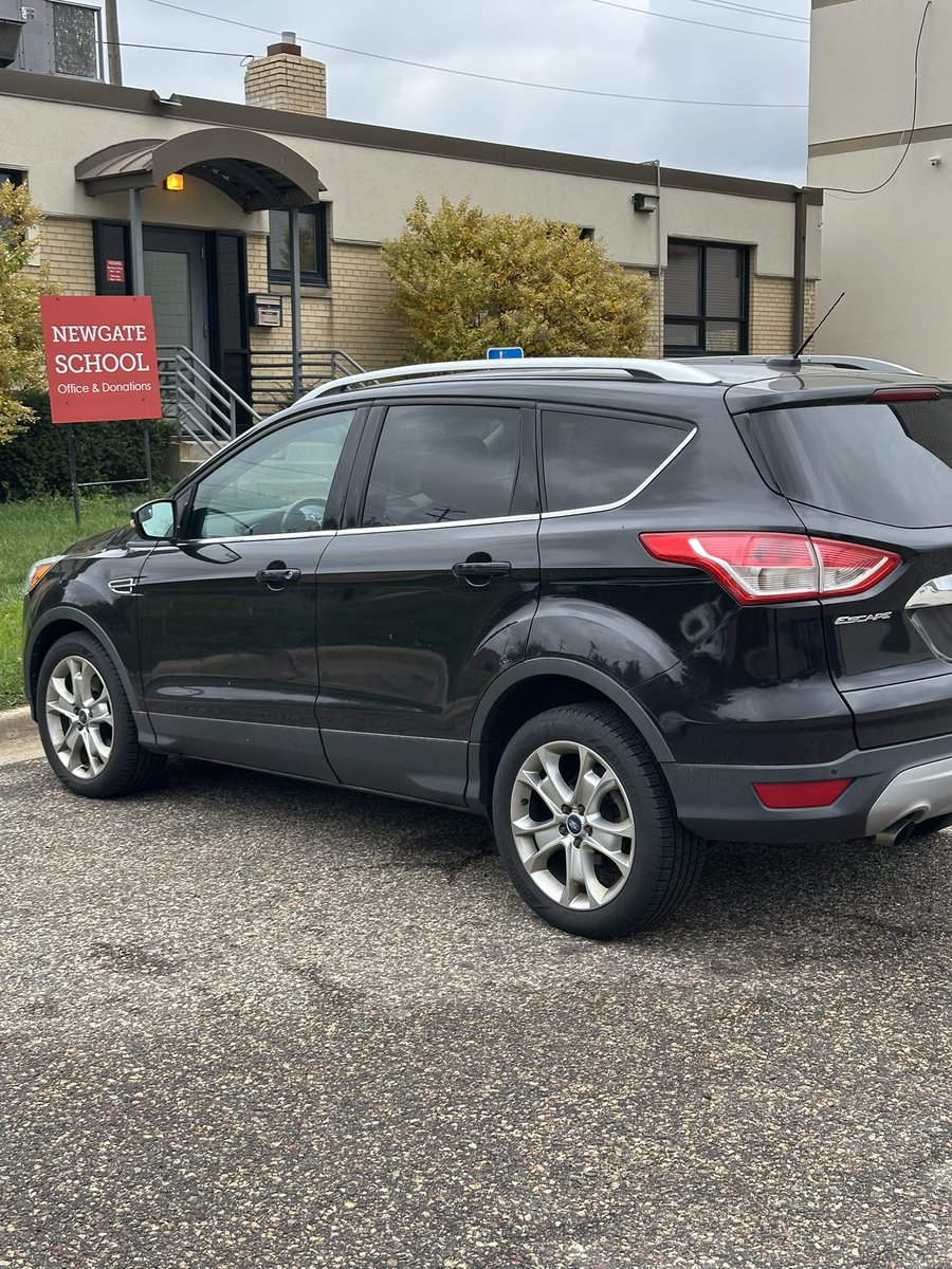 With great sadness we had to make the tough decision to donate our Ford Escape to the Newgate School.  May her transmission heal up for her new owners.