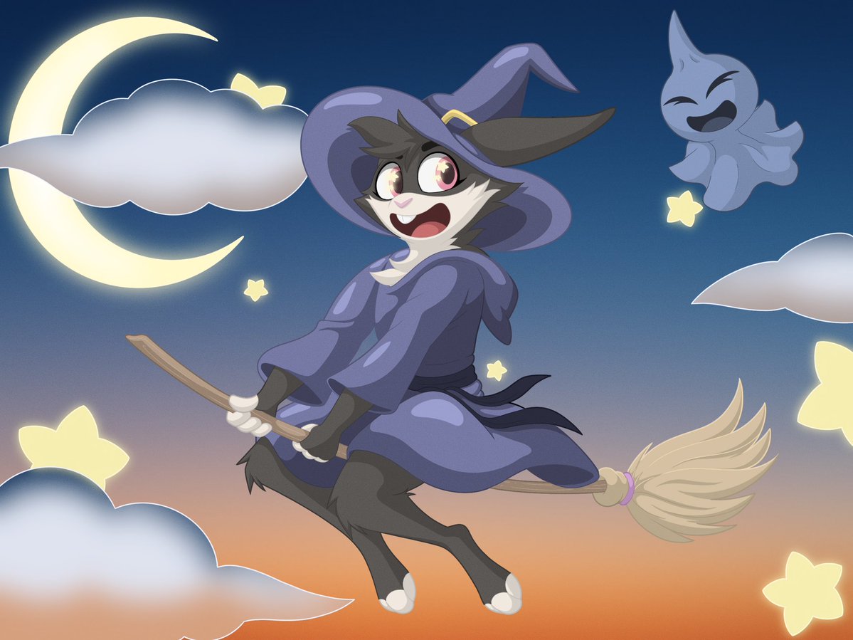 SageTheBun's tweet image. Lined, colored and shaded been wanting to go more cartoonish with my style OwO