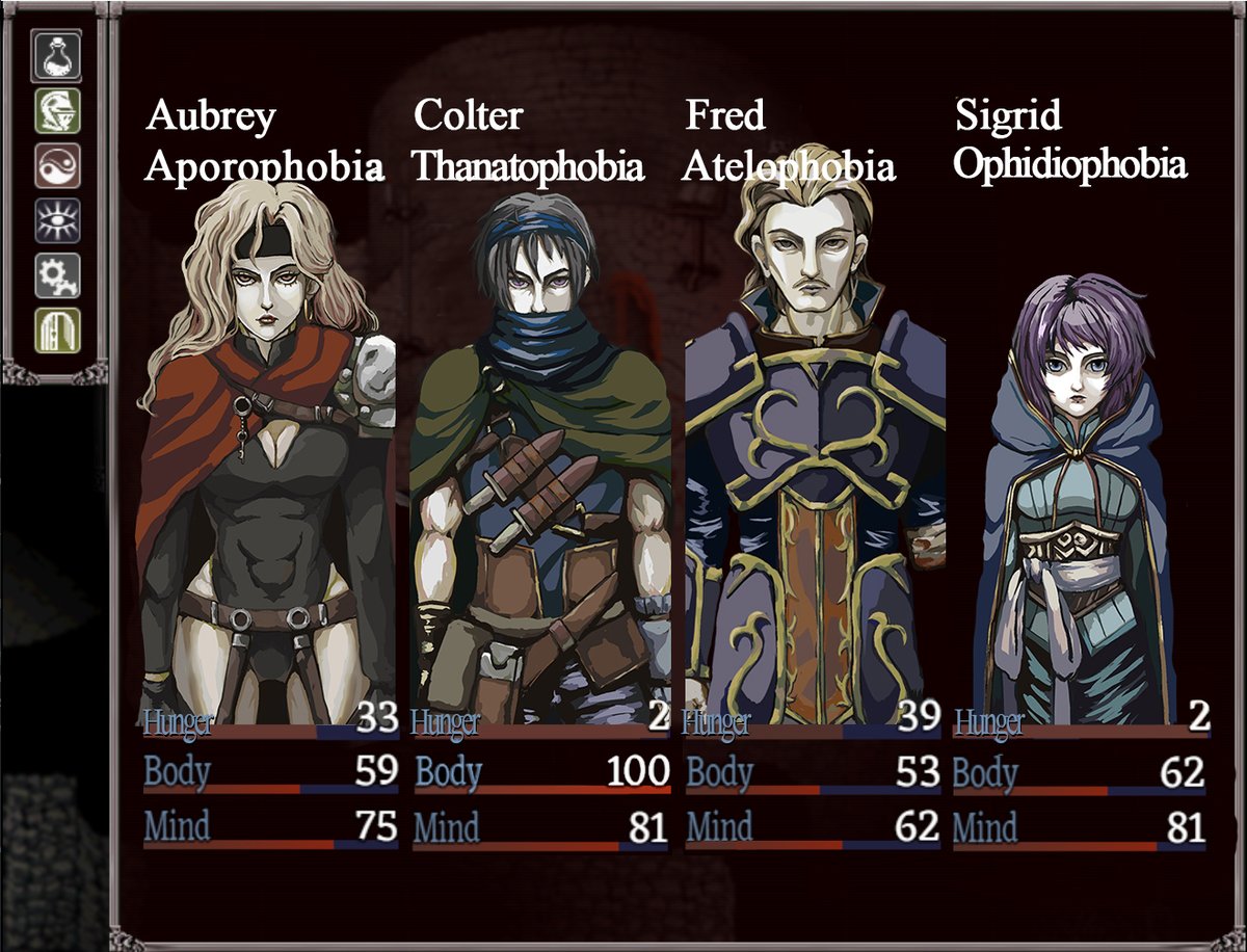 BunBunBeatArt's tweet photo. Commission fanart  for @Xpod0  in Fear &amp; Hunger artstyle, characters from Fire Emblem Andaron Saga. https://t.co/bkGWNtULPZ