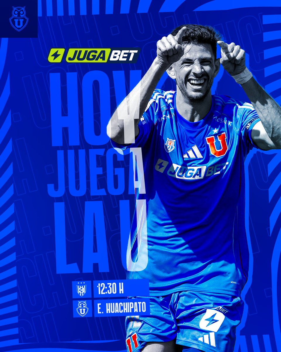 QUIERO VER AL BULLA POR TODO CHILE ENTERO🎵🔵🔴

🏆 #LigadePrimeraItaú | Fecha 26
🆚 Huachipato
🕧 12:30 horas
🏟️ Estadio Huachipato
📺 TNT Sports

Presentado por <a href="/jugabet_cl/">JugaBet Chile</a> ⚡️

#VamosLaU 🤘🏼