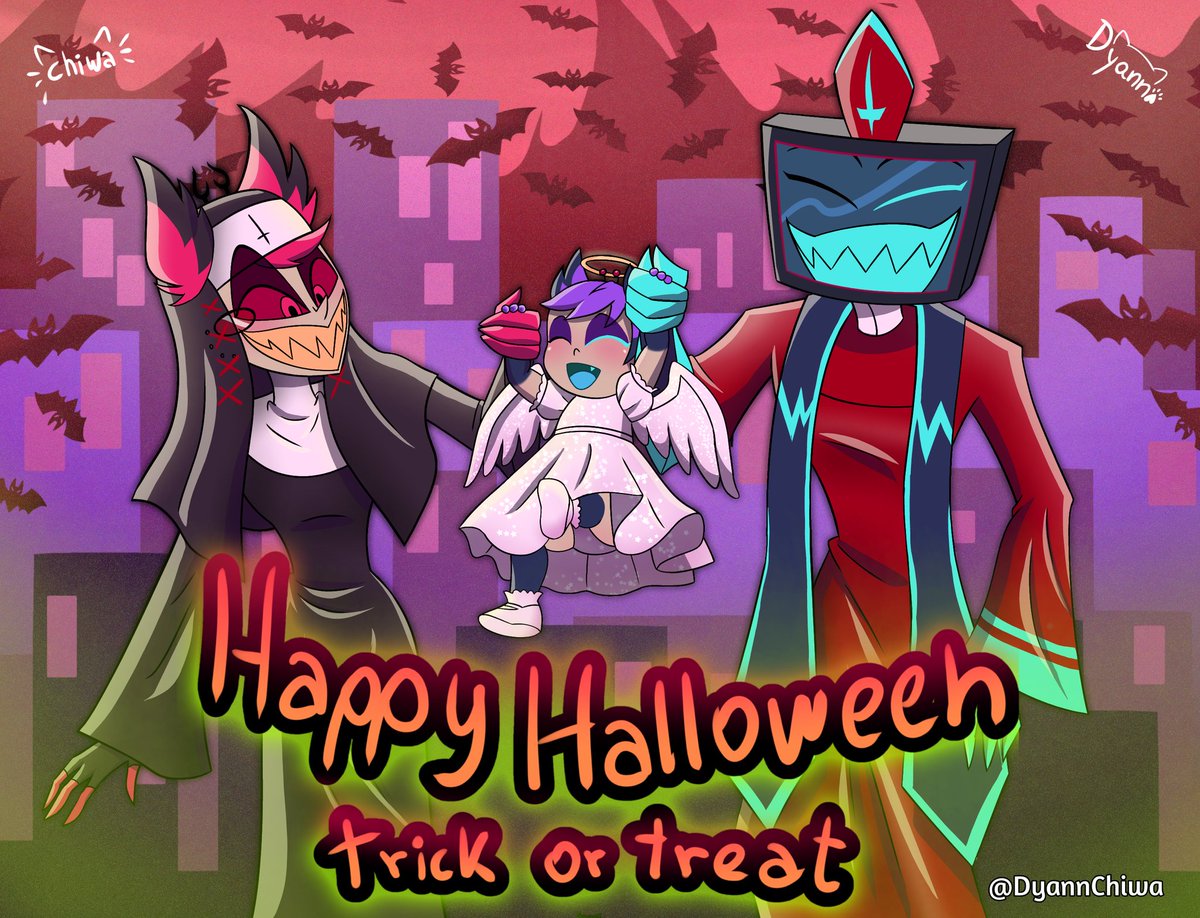 Happy halloween 2025! 🎃🦌💜📺 (A little late sorry
