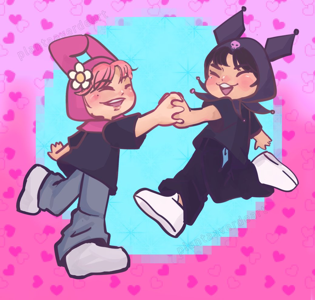 plantaaverdeart's tweet photo. happy boys 🐈‍⬛🦊
#ZB1 #zb1fanart #ppusamz #プププズ #뿌뿌즈 https://t.co/EK58jbz5j2