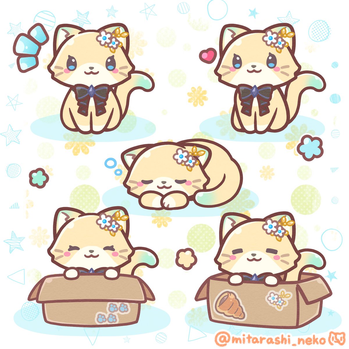 にゃんこ化エマちゃん🥞💫
#えまぁーと