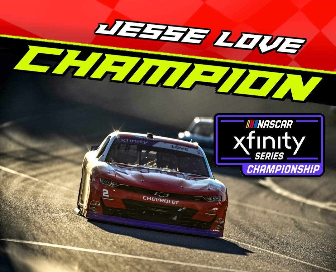 Jesse Love wins the 2025 Xfinity championship