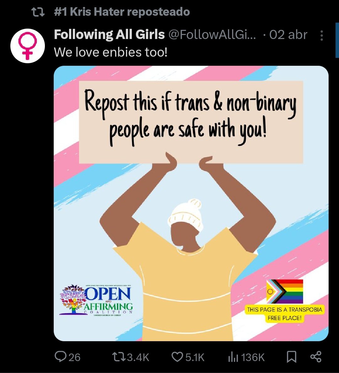 RalseiTheFlufi's tweet image. I don't think every non-binary person is safe with you...