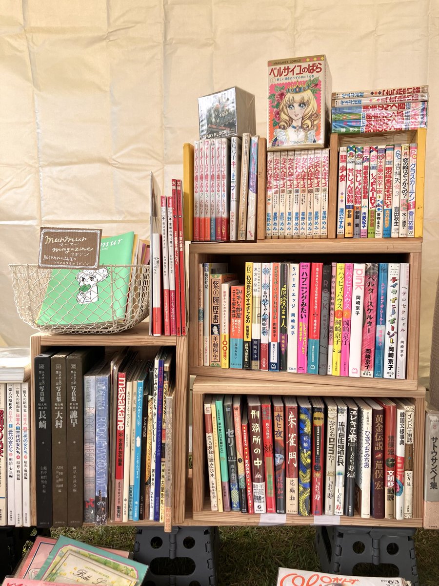 諫早picnicマルシェ、二日目も開店しております。昨日より商品増量して売り場満タンです‥見渡したら古物商の方は少なめでやや浮き気味✌️16時までいます。