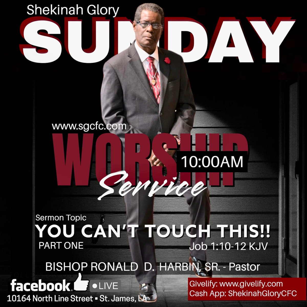drharbim's tweet photo. Join Shekinah Glory Christian Fellowship Church for our Sunday Morning Worship service at 10am https://t.co/Etzv0N8AIb