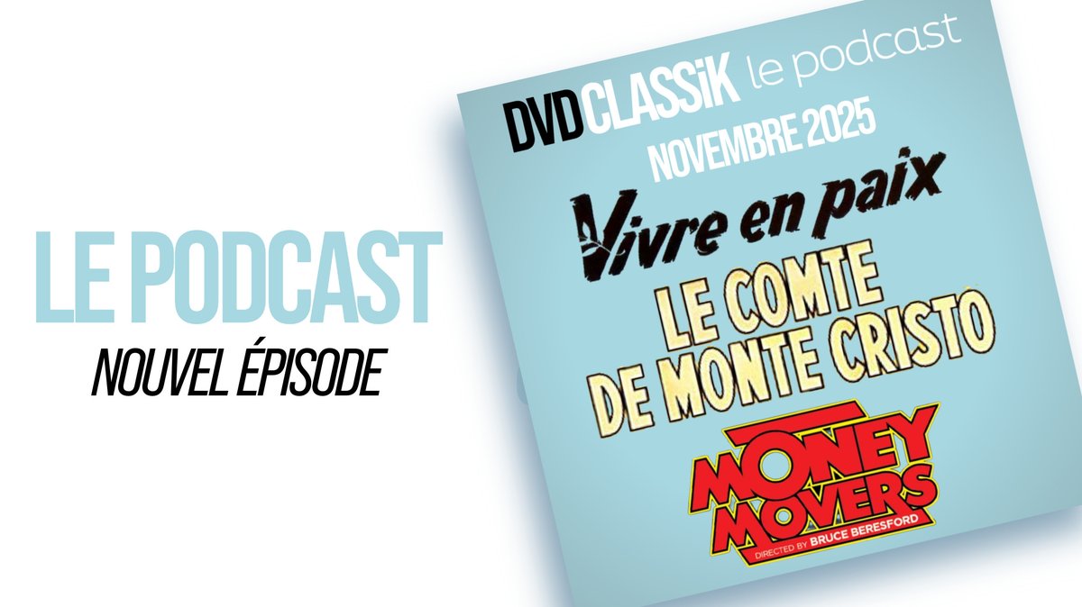 dvdclassik.com/article/novemb… Le podcast DVDClassik vous propose son tour des sorties vidéos du mois de novembre, puis s'intéresse à trois films d'horizons et époques diverses, récemment réédités et sélectionnés avec soin par nos rédacteurs. <a href="/BadlandsEd/">Badlands</a> <a href="/SidonisCalysta/">Sidonis Calysta</a> <a href="/StudiocanalFR/">STUDIOCANAL</a>