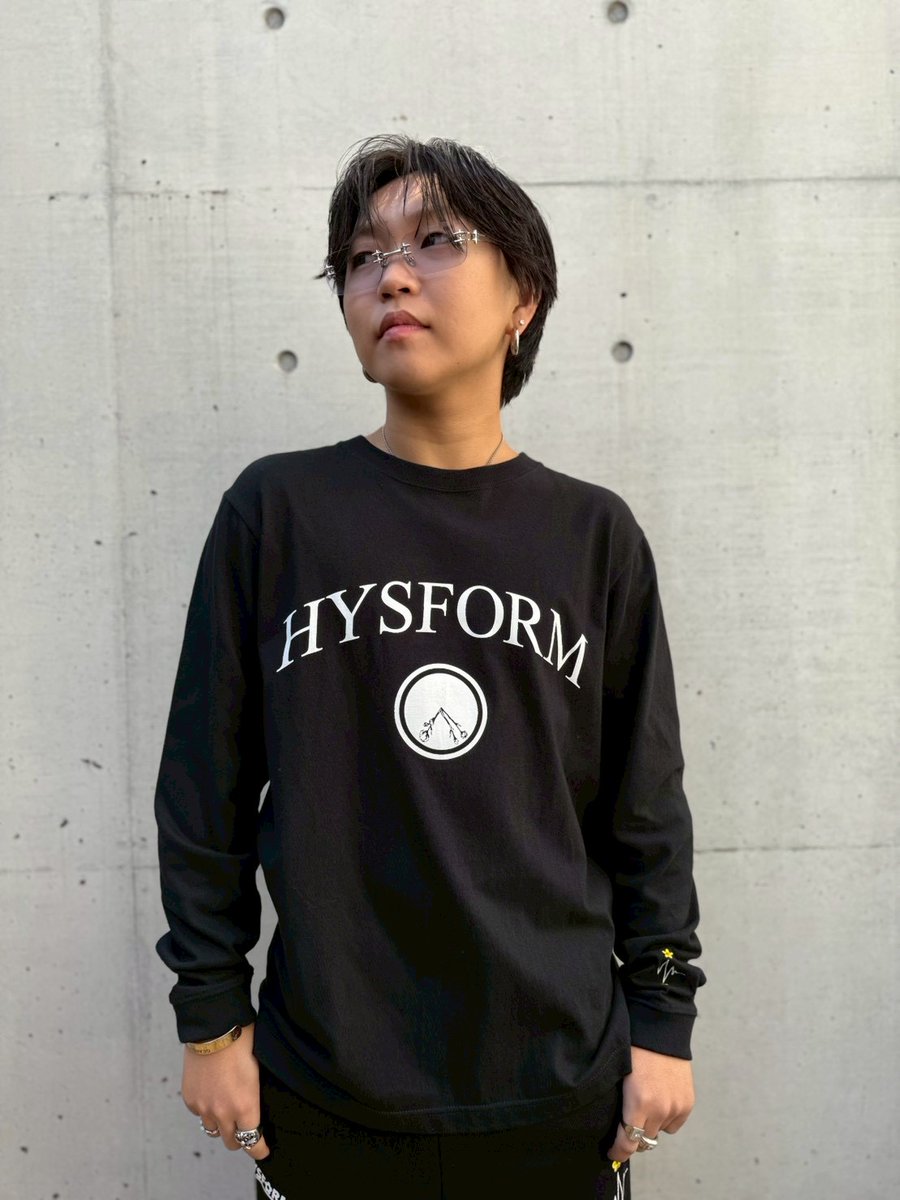 HYSFORM™ Emblem Logo Tee LS ブラック XLサイズ