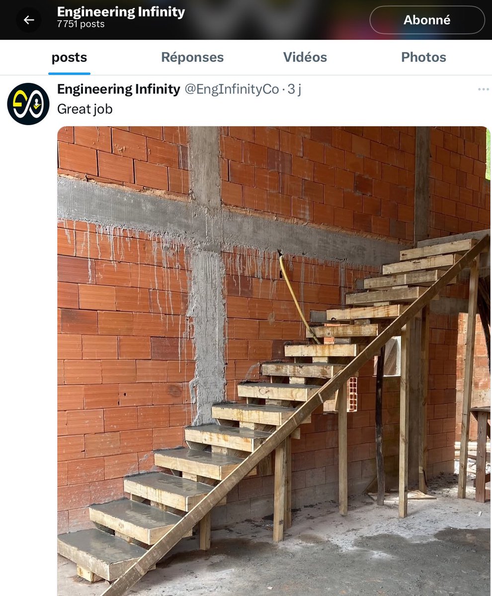 GuyGeorgette1's tweet photo. @KaplanBen_Fr Je vous montre un escalier …vous avez les éléments techniques, je vous demande de créer , d’innover sur l’escalier..êtes vous capable de le faire ? https://t.co/EPehC4GsSb