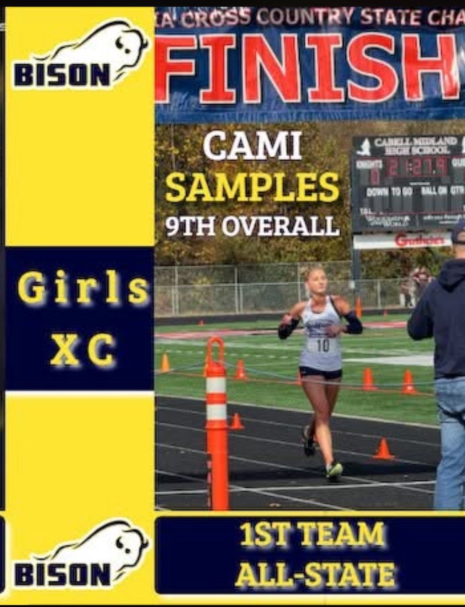 CamiSamplesRuNs's tweet photo. 1st Team All State to end high school XC Career. 5 months ago I made All State in the 400m and 100m. How about a range of 100m to 5k? Back handspring tuck for the intro! @YSUCoachGorby @Andrea_Mar1e @andreagrovemcd @CoachJoeLynn @rob_gritzer @seth_andres https://t.co/zX8i2GC462