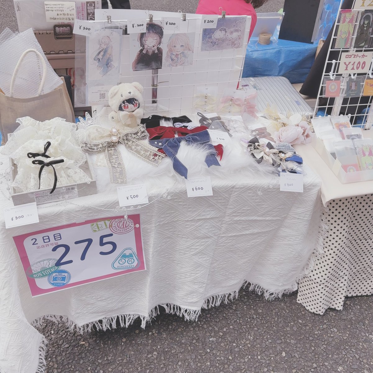 R4n_o7's tweet image. 設営完了しました！

東門近くの生垣の裏です˖ ࣪⊹
お待ちしております🦢⸝꙳
 #taufes2025