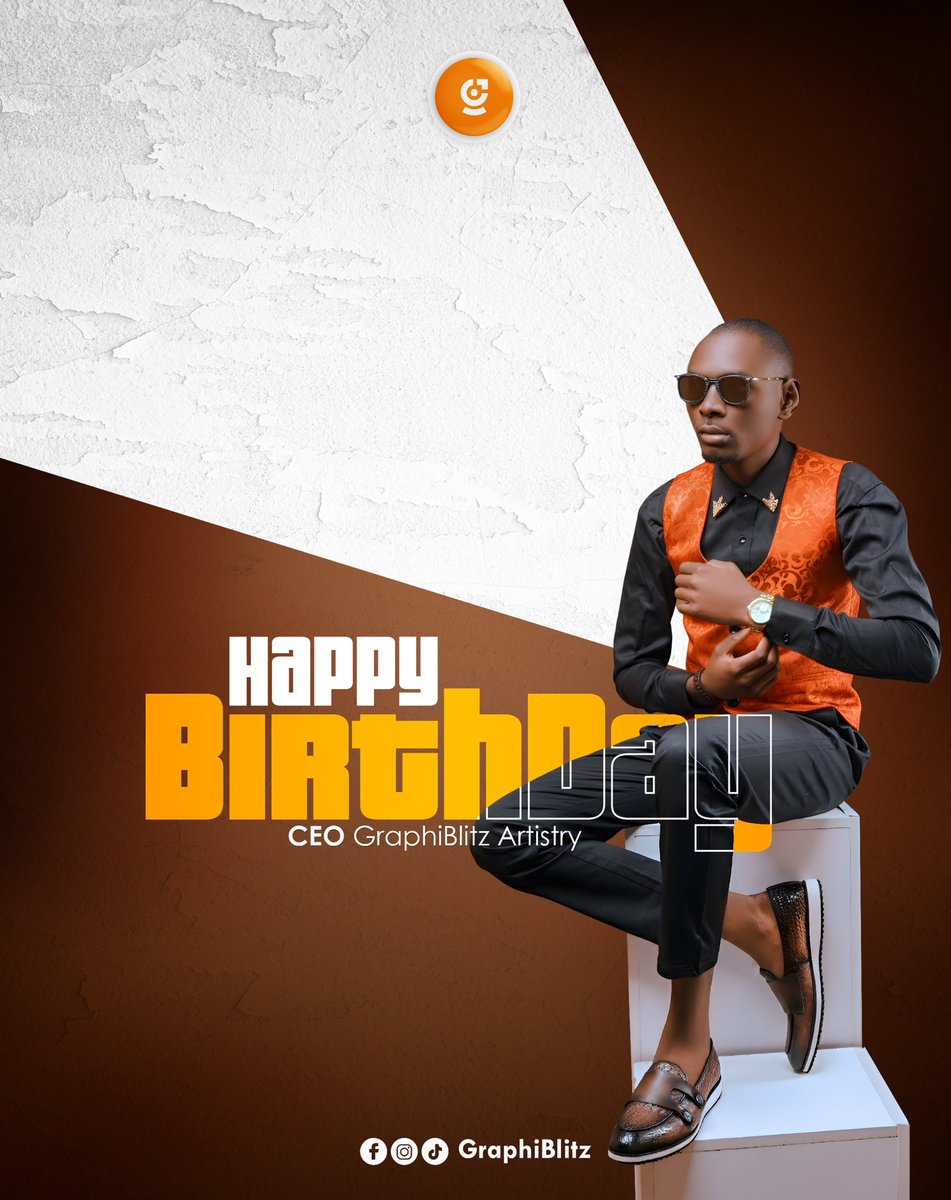 GraphiBlitz's tweet image. Here's to another year of innovation, creativity, and excellence. Happy Happiest Birthday to You 😍

CREATIVE ALCHEMY.BRILLIANT DESIGNS. GRAPHIC ARTISTRY

#BirthdayVibes #AnotherYearOlder #SpecialDay #GraphicDesign #GraphiBlitz