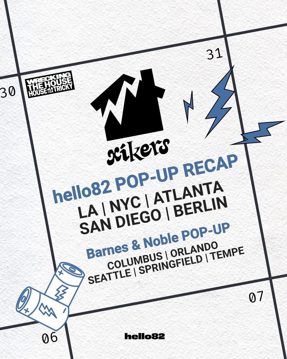 hello82official's tweet image. We're at the peak with road𝓨's energy 🔋
Let's turn it up one more time at the xikers POP-UP and secure Exclusive Albums!

🏚️ xikers POP-UP
10/31 - 11/2 | 10AM - 4PM (Local Time)
📍 @hello82LA 
📍 @hello82NYC 
📍 @hello82ATLANTA 
📍 @hello82SANDIEGO 
📍 @hello82BERLIN 
*31…